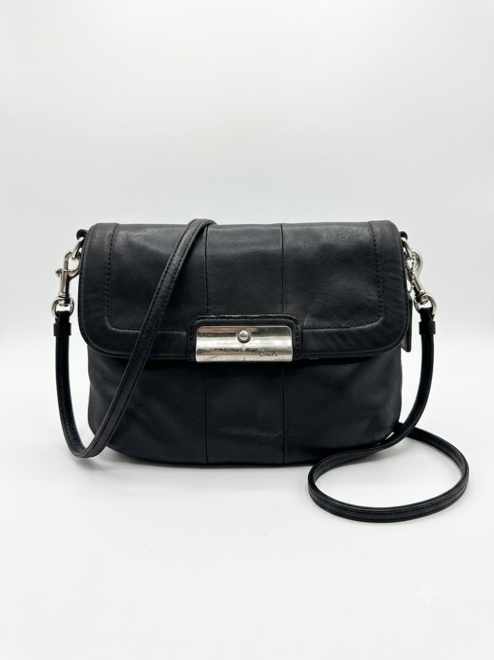 COACH Leather Crossbody Shoulder Bag